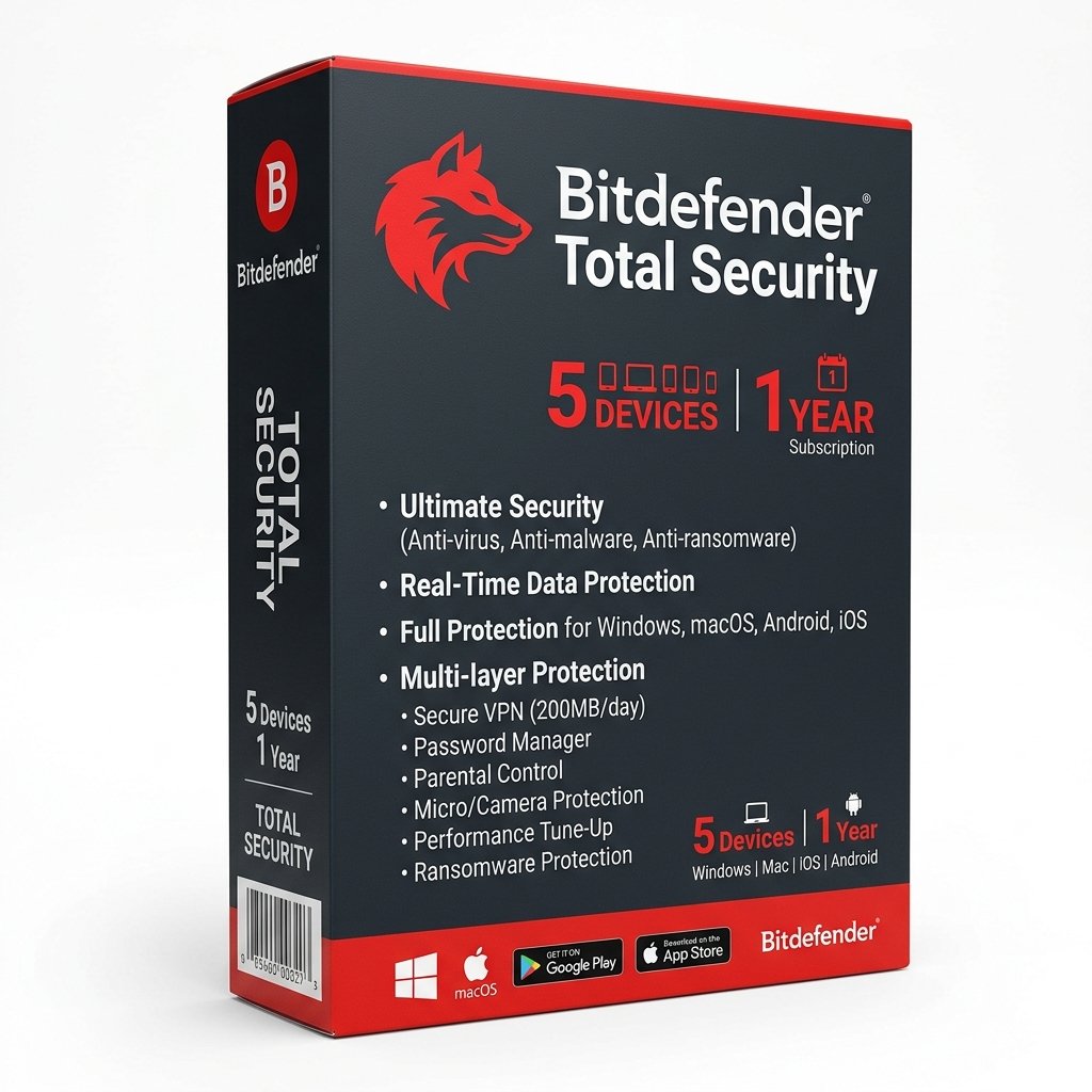 Bitdefender Total Security (5 Devices)