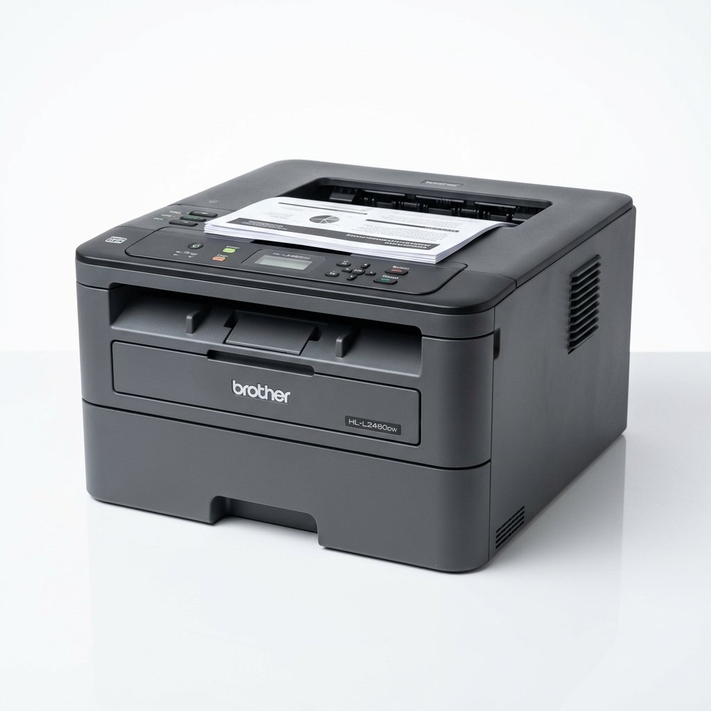 Brother HL-L2460DW Compact Wireless Monochrome Laser Printer