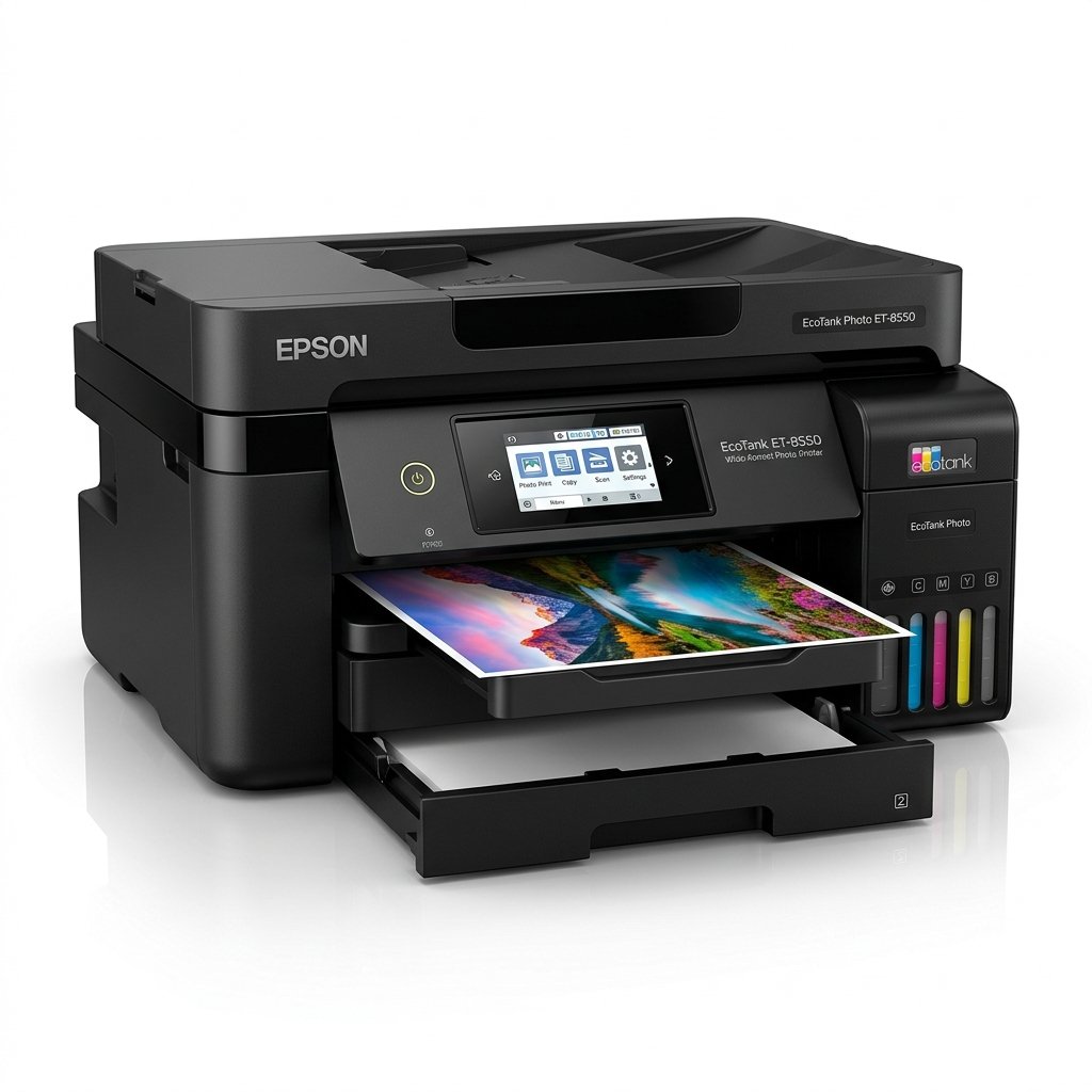 Epson EcoTank Photo ET-8550 Wide-Format All-in-One Supertank Printer